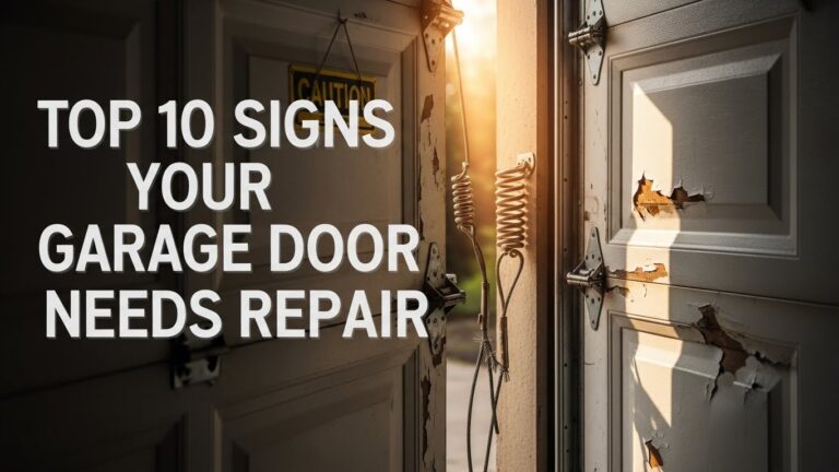 Signs Your Garage Door Needs Repair